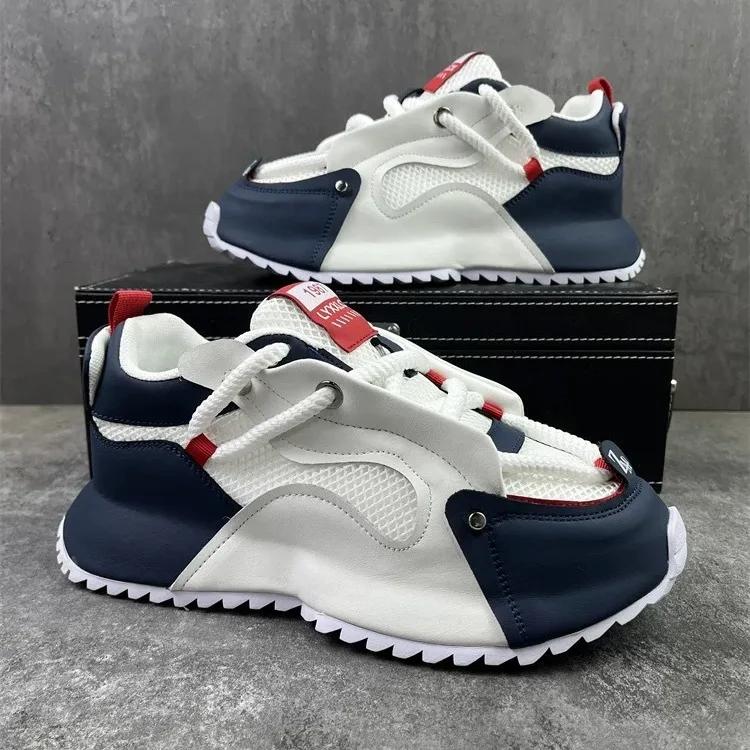 Fashion 2025 New Classic Men's Sneakers Thick Soled Increased Wear Resistant Soft Soled Casual Running Shoes Zapatillas Deportivas 39-48