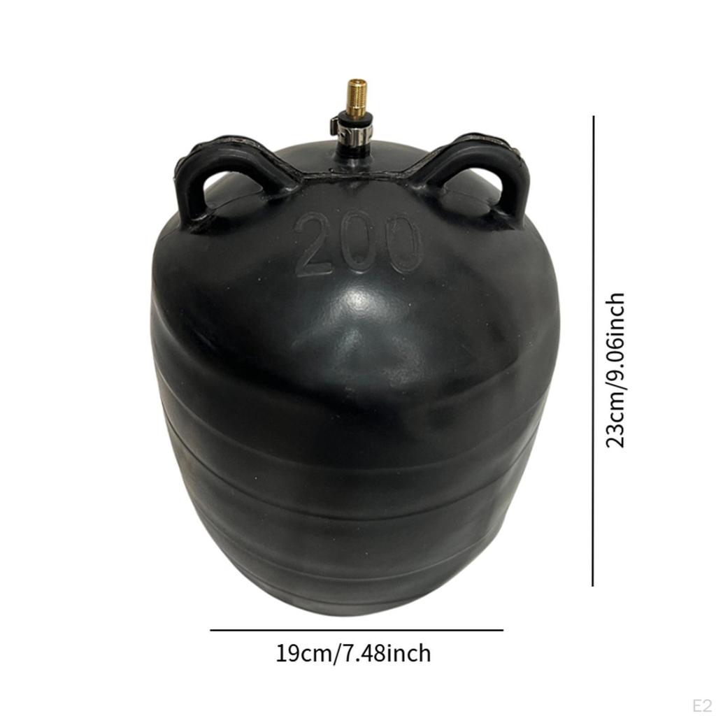 Сантехнический испытательный мяч надувная заглушка для трубы 7,8 дюйма труба в земле простая в использовании резиновая канализация для