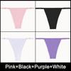 4PCS/Set  Adjustable Waist Sexy G-string Panties Cotton Women's Underwear Girl Female Pantys Bikini Lady Thongs Lingerie