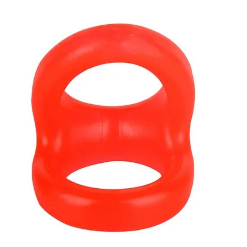 TPE Bundle Sperm Ring Double Egg Penis Ring