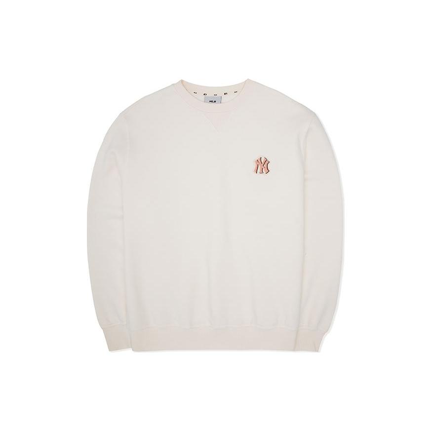 New MLB Sweatshirts Unisex Cream 3AMTB0526-50CRS
