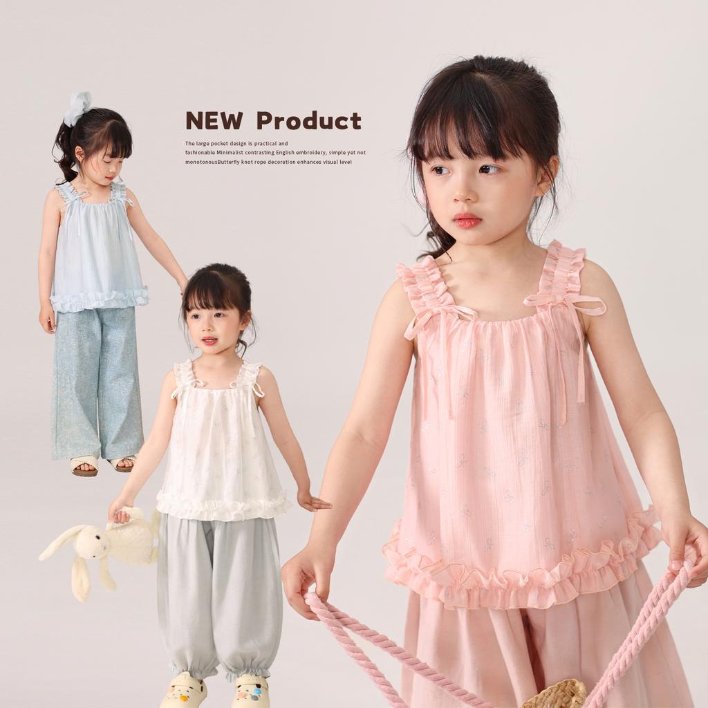LUSON Children's Wear Loose Strap for Girls