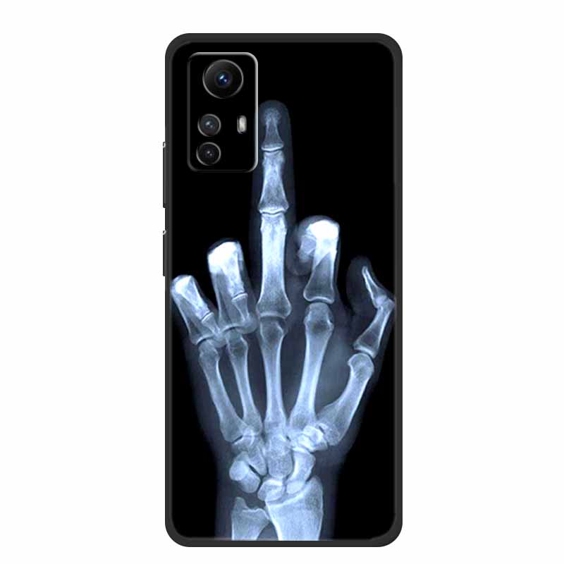 Чехол для Xiaomi Redmi Note 12S Крутые Животные Мягкий Силикон ТПУ Чехол для Телефона для Redmi Note12S Светящаяся Бабочка Ударопрочный Fundas