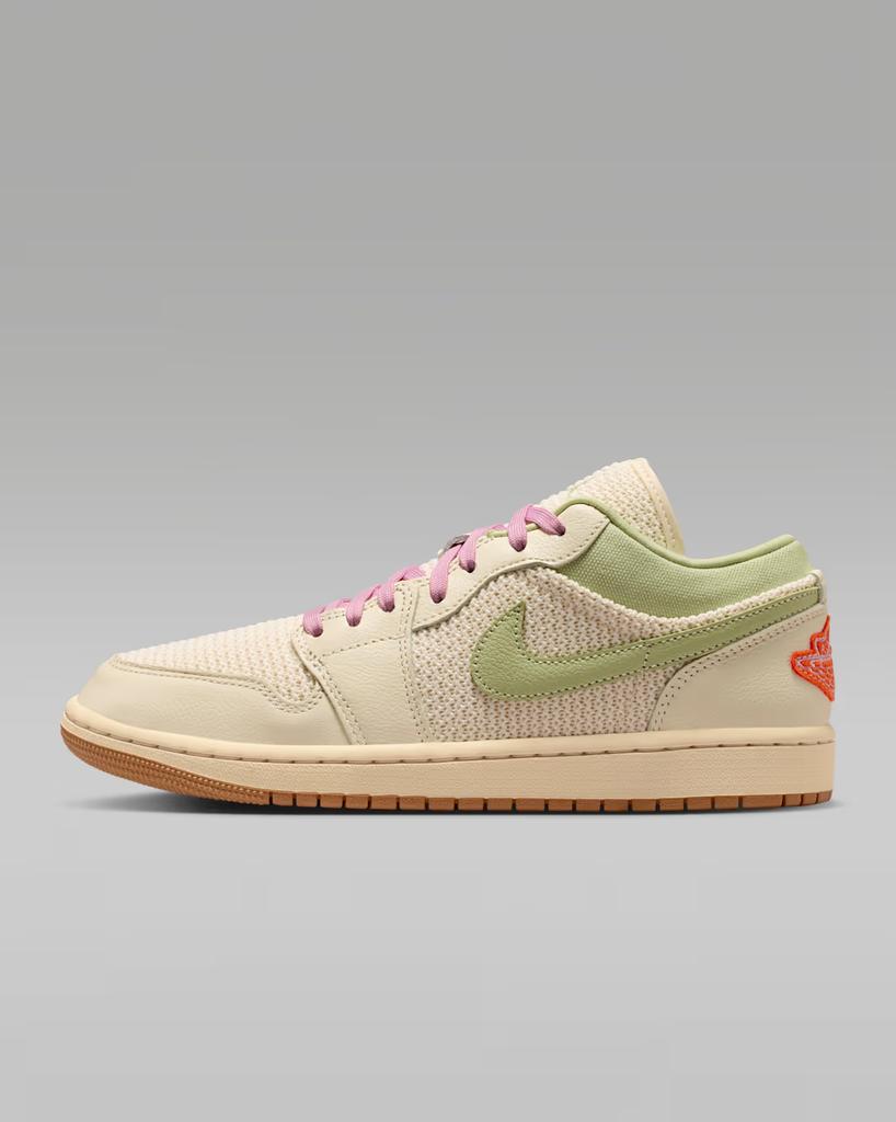II0569-100 Nike Air Jordan 1 Low Sail/Olive Aura (Женский)