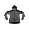 Fleece Casual Sports Zip-Up Long Sleeve Hooded Jacket Women Jackets Black Gray CZ2182