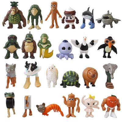 Набор из 24 мини-фигурок Tuntun Tun Sahur (3,5-5,5 см) ПВХ от Italian Brain Lot, Игрушки, Аксессуары, Подарки (Набор из 24 штук в пакете) [Параллельный импорт]