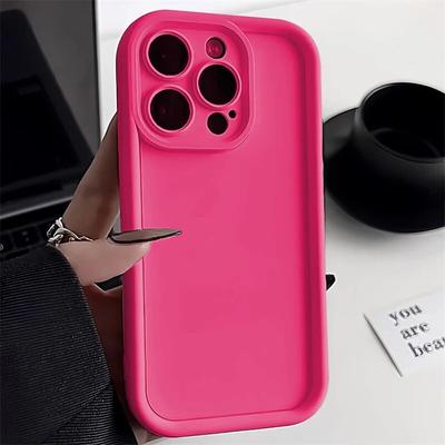 Мягкий силиконовый чехол для телефона iPhone 11, чехол для iPhone 12, 13, 14, 15 Pro Max XR X XS 7, 8, 15 Plus SE SE3, чехол ярких цветов