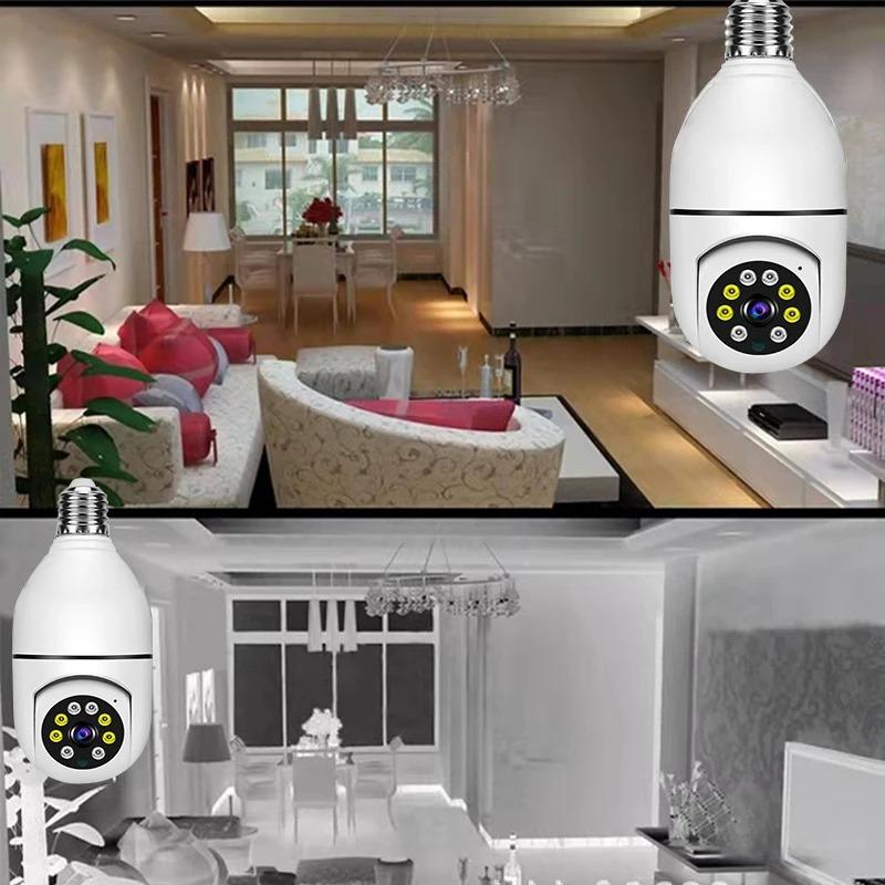 Ламповая камера Беспроводная IP-камера Уличная уличная WIFI PTZ Скоростная купольная камера 1080P HD AI Автоматическое отслеживание CCTV Наблюдение