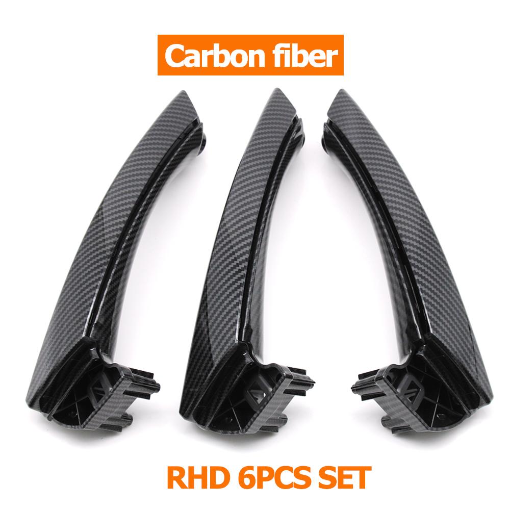 LHD RHD 6PCS Upgraded Interior Door Panel Pull Handle Cover Trim Kit For BMW 3 Series E90 E91 316i 318i 320i 325i 328i 2005-2012