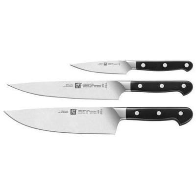 Ножи - ZWILLING - Pro - Набор из 3 предметов - Нержавеющая сталь - Рукоятка из АБС-пластика - FRIODUR