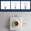 1Pcs Square Fitting Socket Plug Lamp Holder E27 LED Light Bulb Holder Switch Hanging Lamp