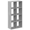 VidaXL Room Divider Shelf Sonoma Grey 69.5x29x137.5 Cm, Shelf, Bookcase, Storage Shelf, 858026