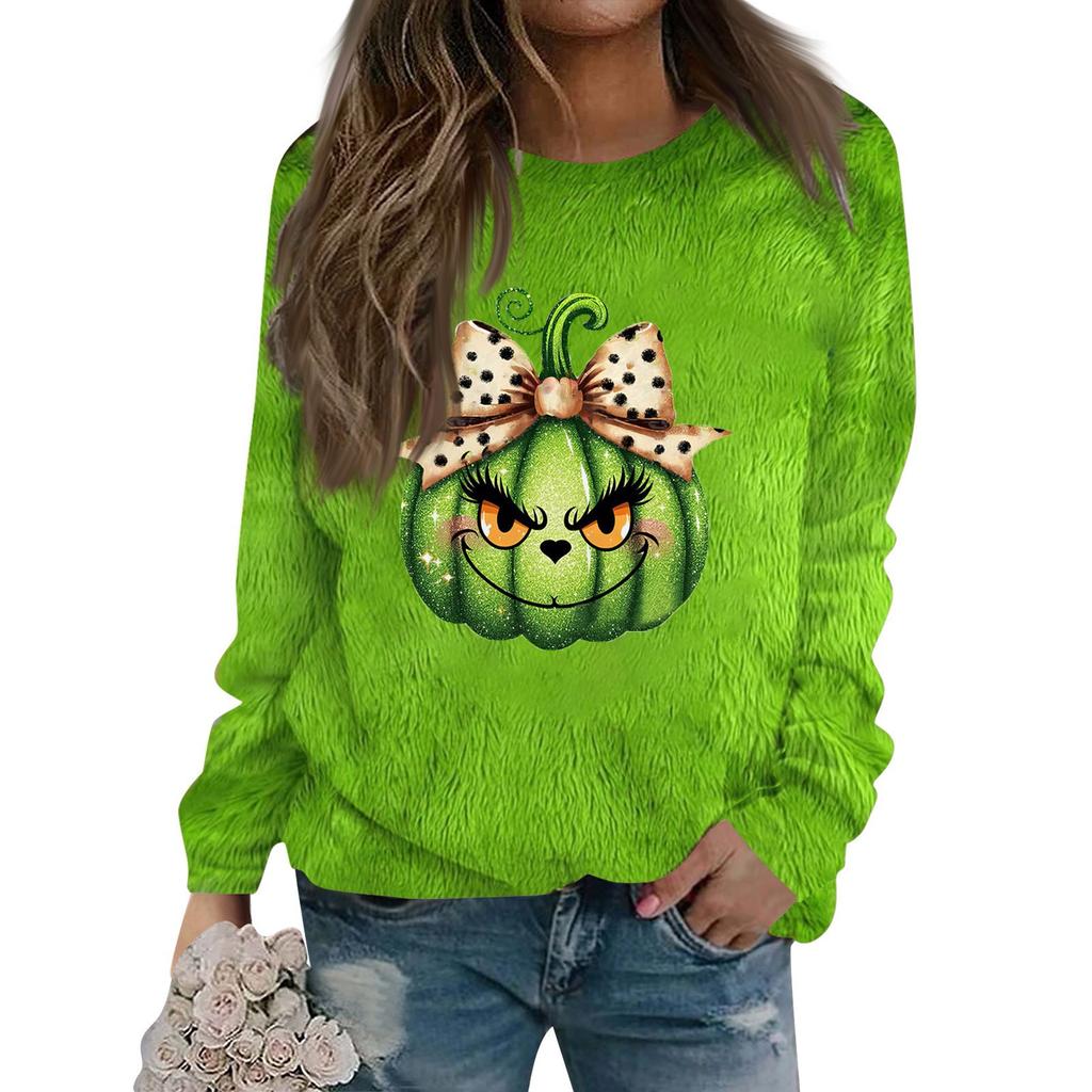 Женская толстовка, спортивная, рождественская, фланелевый пуловер, толстовка с длинным рукавом, повседневная толстовка