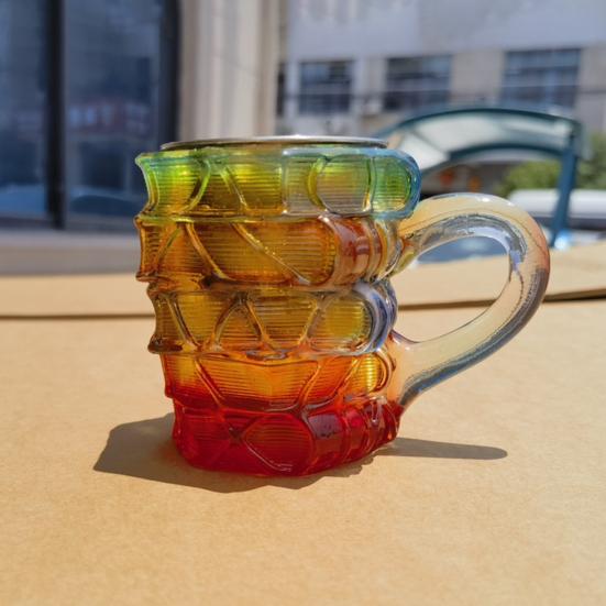 Picture Book Cup 3D Book Stacking Mug Hand-Drawn Literary Coffee Cup for Book Lovers Teachers Librarians