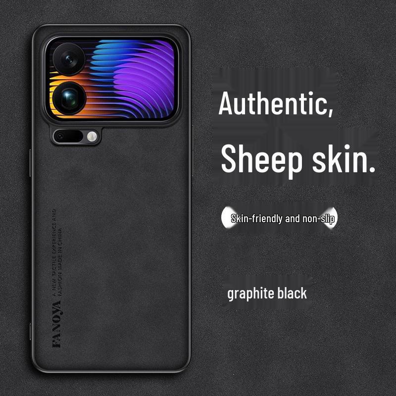 Кожаный чехол для телефона Xiaomi 17 Pro/Pro Max: Полное покрытие, защита от падений, матовая защита.