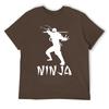 Футболка Harajuku Cool Ninja Essential, спортивная футболка, повседневная, с рисунком, юмористическая, с рисунком, фитнес, европейский размер