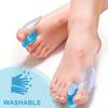 2pcs Bigfoot Bones Day and Night To Separate Toe Sets Toe Dividers Bunion Valgus Corrector Use Male and Female