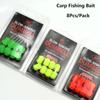 8Pcs/Pack 12mm Carp Fishing Bait Fruity Squid Flavour Floating Artificial Bait  Fishing Tools