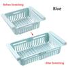 Kitchen Fridge Drawer Organisers Retractable Refrigerator Partition Storage Rack Plastic Fridge Shelf Holder Box for Vegetables And Fruits