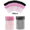 100pcs Disposable Eyelash Brushes Spoolies Micro Lash Mascara Wands Combs Wholesale for Eyelash Extension Makeup Cosmetic Tools