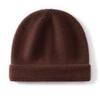 Cashmere, knitted hats for men and women, autumn and winter double-layer thickened yarn jacquard headgear fashion trend