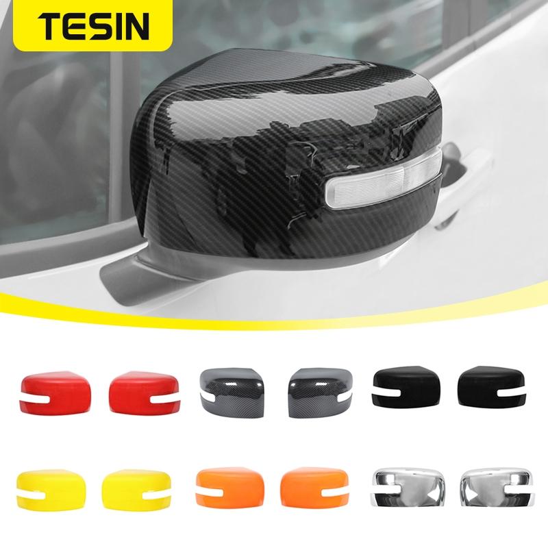 TESIN автомобильное зеркало заднего вида, декоративная крышка, наклейки для Jeep Renegade 2016-2022 2023, наружное зеркало заднего вида