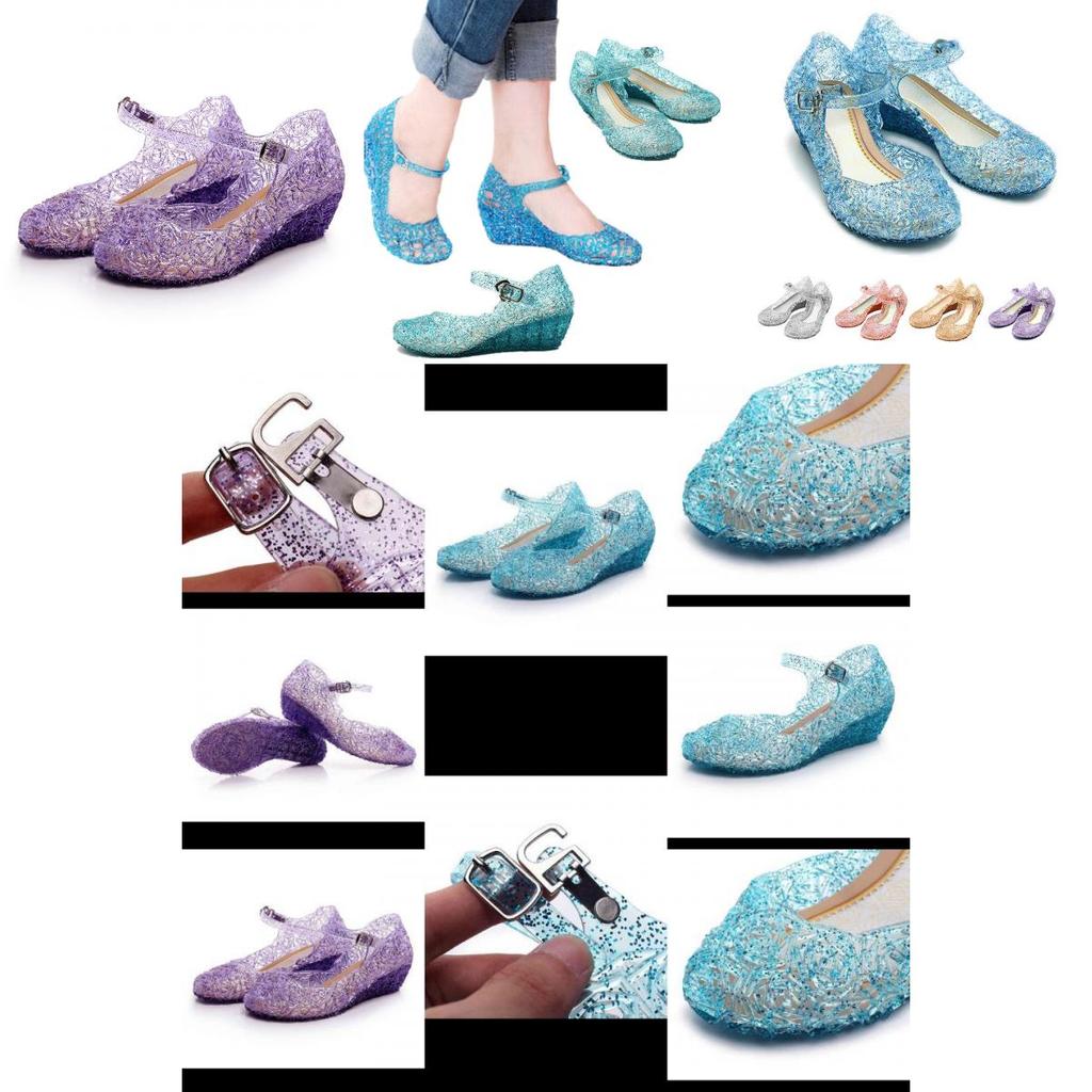 Stylish Summer Toddler Kids Baby Girls Wedge Sandals Crafted From Durable Pvc Material