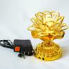 220V Buddhist Lamp LED Night Light Buddha Music Machine Lotus Flower Lamp  Temple