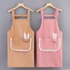 Дышащий шеф-поварской фартук из вельвета для готовки и выпечки, новый кухонный фартук для женщин и девушек