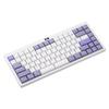 NiZ Keyboard Capacitive Wireless Keyboard with English PBT Compatible with Windows and Dedicated 30g Key and 99 Light Purple Compatible with and Linux