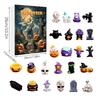 Halloween Figurine Advent Horror Season Advent Countdown Calendar 24 Days Resin Spooky Figurine For Halloween Desktop Windowsill