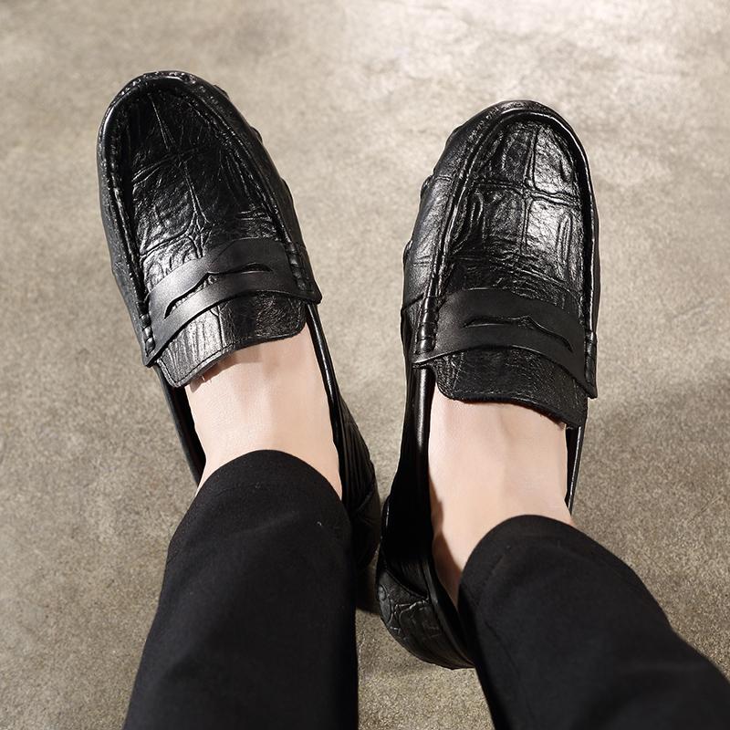 Черные туфли на плоской подошве мужские туфли из натуральной кожи, высококачественные удобные мужские повседневные туфли, мягкие классические туфли для офиса и свадьбы