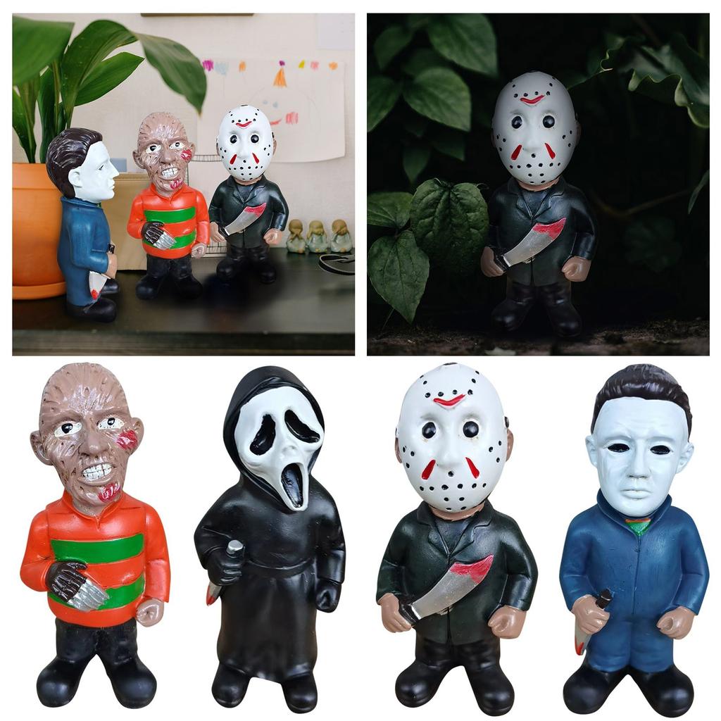 Скульптурные украшения ужасов Украшения из смолы Настольные украшения Креативные украшения Ремесла Домашние садовые статуи