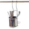 Trevel Hanging Stainless Steel Cutlery Container, Silver, 1 Piece, Korean Popular Tableware