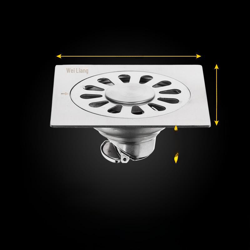 304 Нержавеющая сталь дезодорант сливной напольный для ванной комнаты и стиральной машины