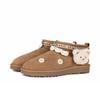 UGG КЛАССИЧЕСКИЕ УЛЬТРА МИНИ Снежные ботинки из овчины Женские Коричневые 1116109-CHE(Команда186-)