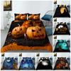 Домашний комплект постельного белья на Хэллоуин, комплект постельного белья, чехол для подушки, комплект постельного белья, пододеяльник, AU King 240x270, очень большое украшение для дома