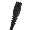 Black Eu 220V Ac Dual Hole Charging Cord Universal For Rechargeable Strong Light Flashlight 1101 1106 1108