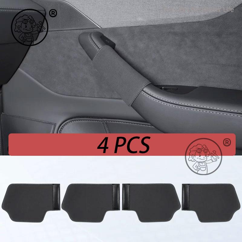 For Tesla Model YL 2026 2027 Car Styling Interior Armrest Anti-dirty Pad Cover Sticker Leather Cover Modificated Accessories