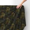 Royal Samt Stoff Polyester Zum Nähen - Motiv Goldener Drache