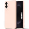 Protective Case - BOOLING - for Samsung Galaxy S25 Edge - Soft Liquid Silicone - Anti-Scratch - Pink