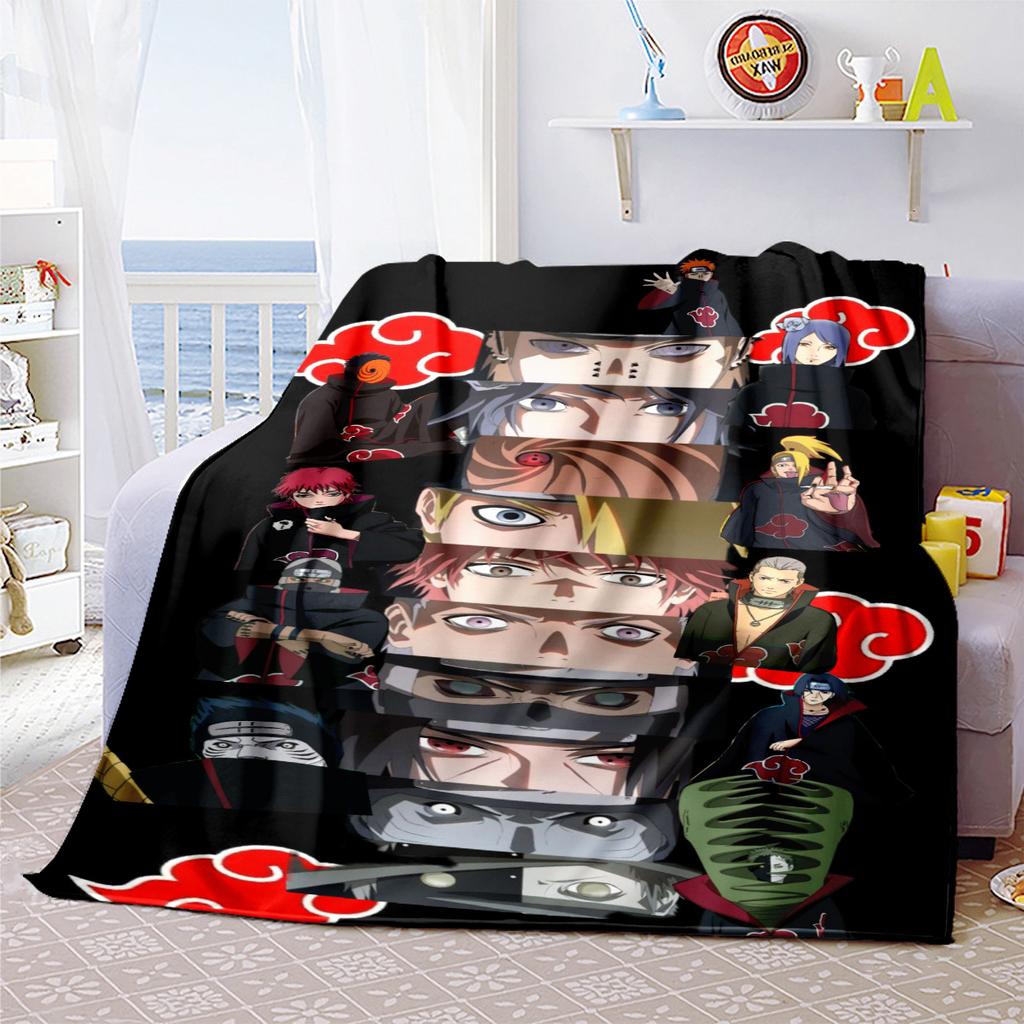 Japanese anime cartoon NARUTO famous Uzumaki Naruto blanket soft home furnishing nap decoration four seasons warm Sherpa blanket B12