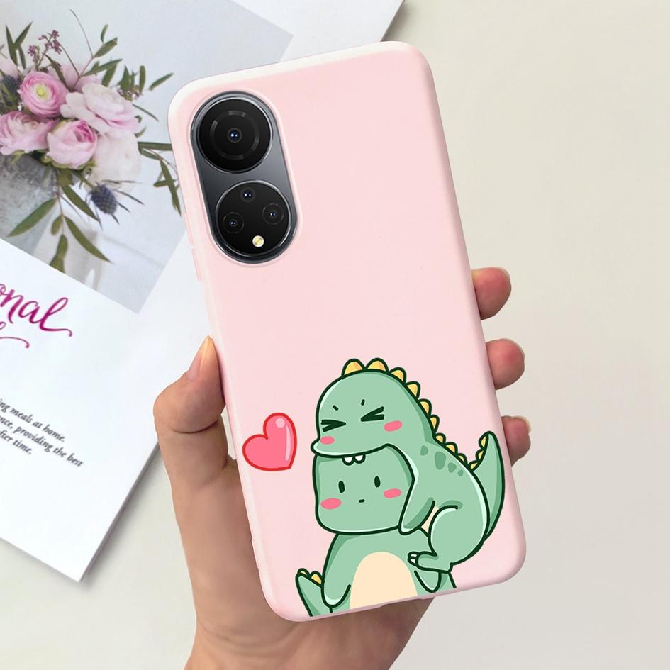 For Honor X7 X7a Case Lovely Duck Astronaut Soft Silicone Matte Phone Cover For Honor X7b CLK-LX1 Funda X 7b X 7a HonorX7 Bumper