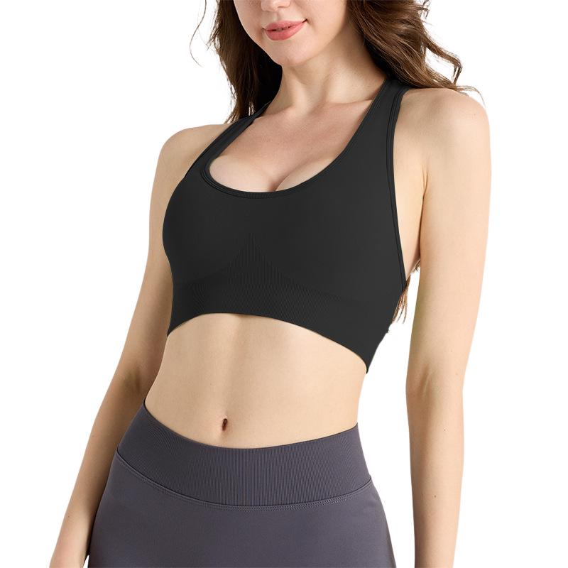 Бесшовный спортивный бюстгальтер Baoshun - жилет I-образной формы с сексуальной спинкой для йоги и фитнеса