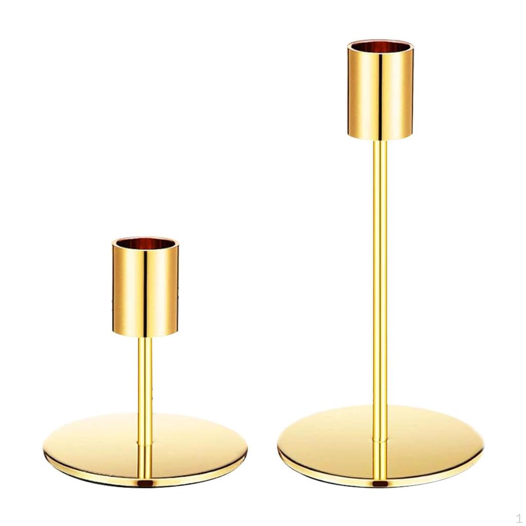 2 шт. Подсвечники металлические конические свечи ретро для обеденного стола центральные украшения