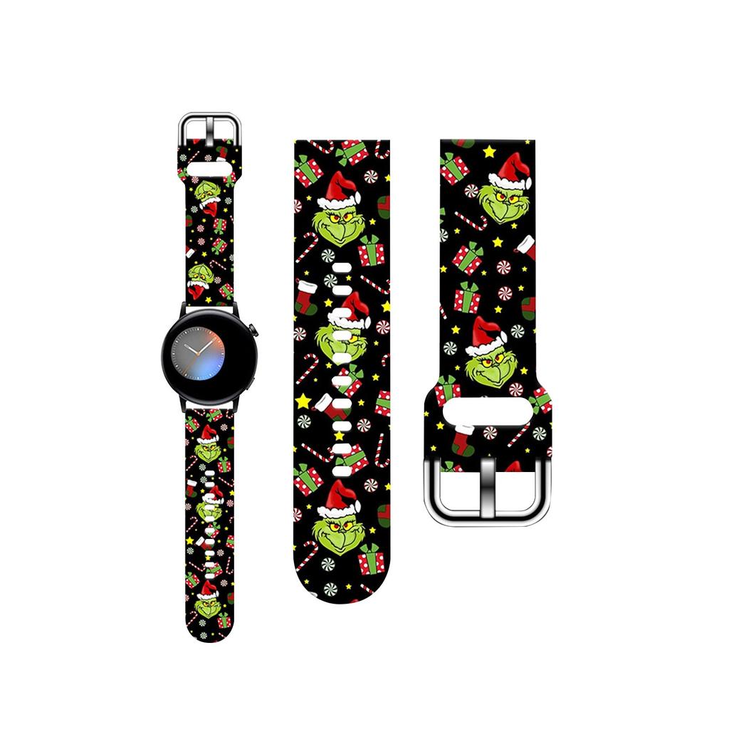 Ремешок для часов с рождественской серией, 20 мм
