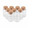Glass Jar with Cork Lid - Perfect for Spices, Candy, and Candle Making, Wedding Gift - 80ml (4-Piece Set)