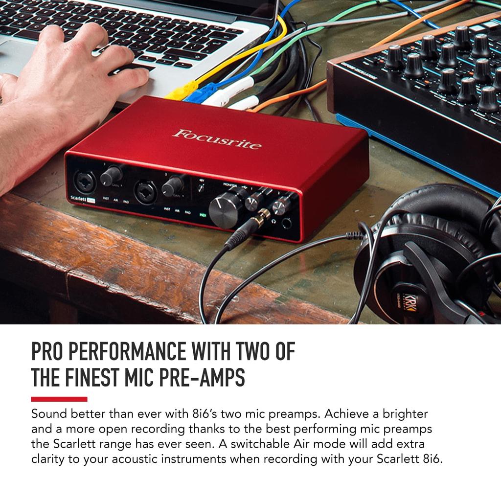 Focusrite Scarlett 8i6 Аудиоинтерфейс 3-го поколения