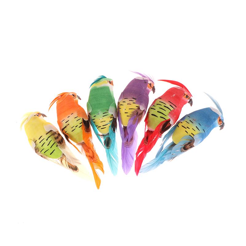 Творческий искусственный попугай, имитация пенопласта, животное, имитация перьев, модели птиц, сделай сам для свадебной вечеринки, украшения для дома и сада, декор