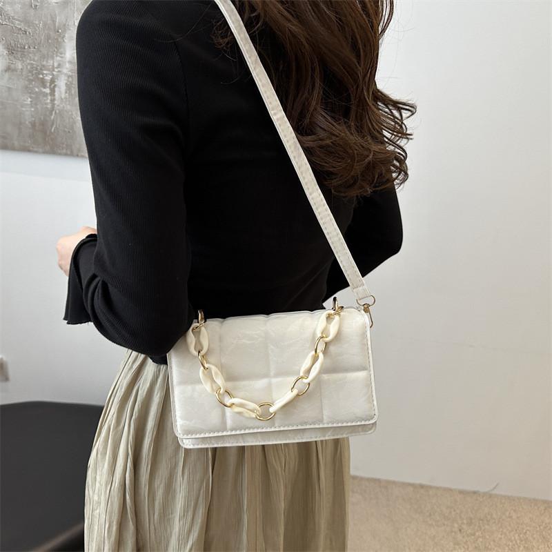 Stylish Mid-soft Pu Leather Crossbody Bag Minimalist Design For Street Fashion